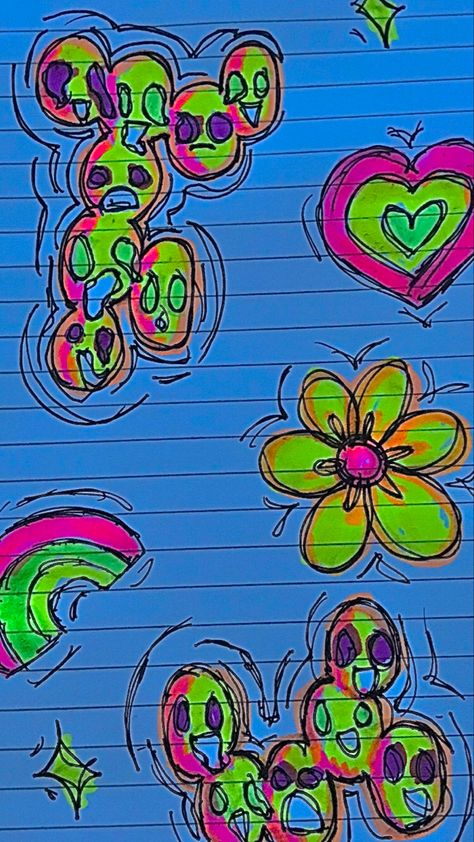 Styl Indie, Indie Aesthetic Wallpaper, Kidcore Art, Indie Drawings, Trippy Painting, Posca Art, Indie Art, Alternative Art, Wallpaper Laptop