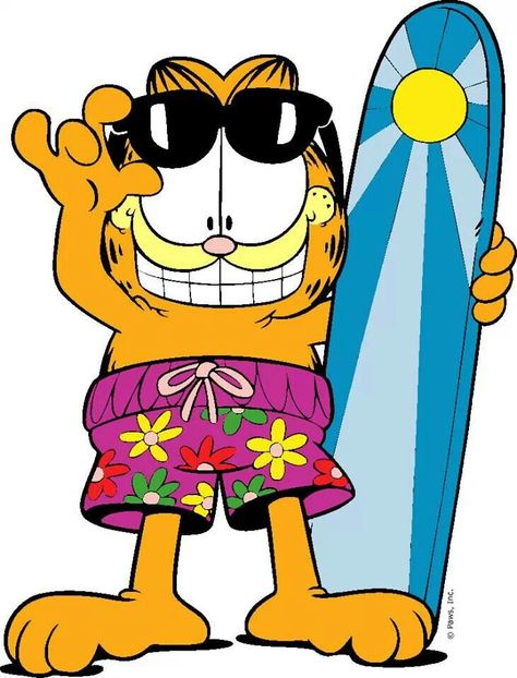 Is it summer yet? Garfield Wallpaper, Garfield Pictures, Garfield Images, Garfield Cartoon, Garfield Cat, Garfield Comics, Garfield And Odie, Lazy Cat, Classic Cartoons