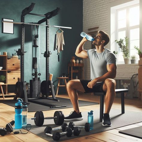 Boost your home gym workouts with proper hydration and recovery to enhance performance and reduce injury risk. Proper Hydration, Heat Exhaustion, Endurance Workout, Muscle Contraction, Senior Health, Optimal Health, Men’s Health, Sore Muscles, Kids Health