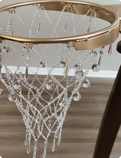 Lion Queen, Hoop Chandelier, Basketball Decor, Ios 4, Elegant Chandeliers, Cute Bedroom Decor, Basketball Hoop, Dream House Decor, Aesthetic Room Decor