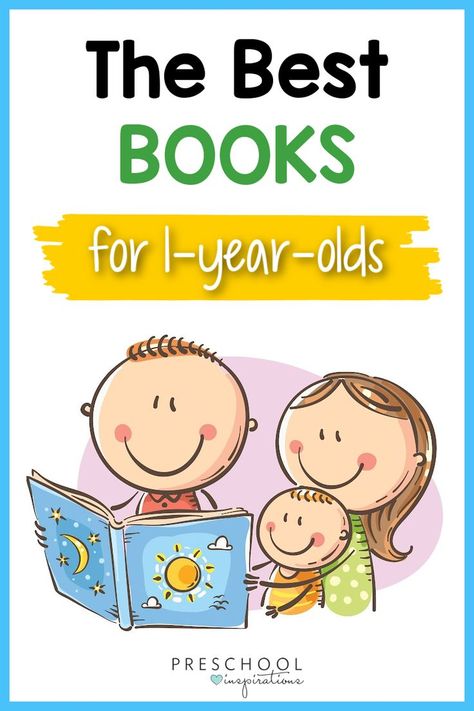 a clipart dad reading to a one year old who is being held by its mother and the text the best books for one year olds Story Books For Toddlers, Baby Story Books, Circle Time Songs, Busy Books, Interactive Stories, Activity Books, The Best Books, Interactive Book, Quiet Books