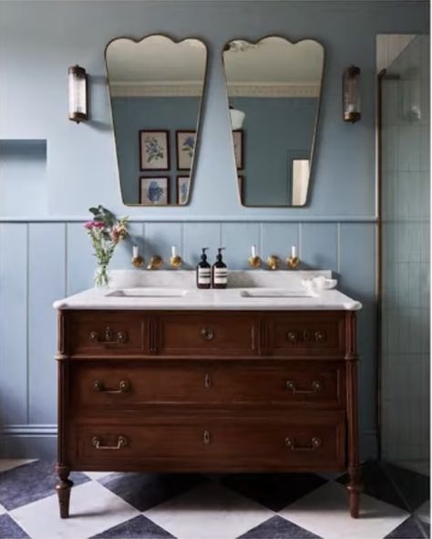 Small Bathroom Colors, Tongue And Groove Panelling, Victorian Bathroom, Cottage Bathroom, Bathroom Color, Double Vanity Bathroom, Downstairs Bathroom, Upstairs Bathrooms, Main Bathroom