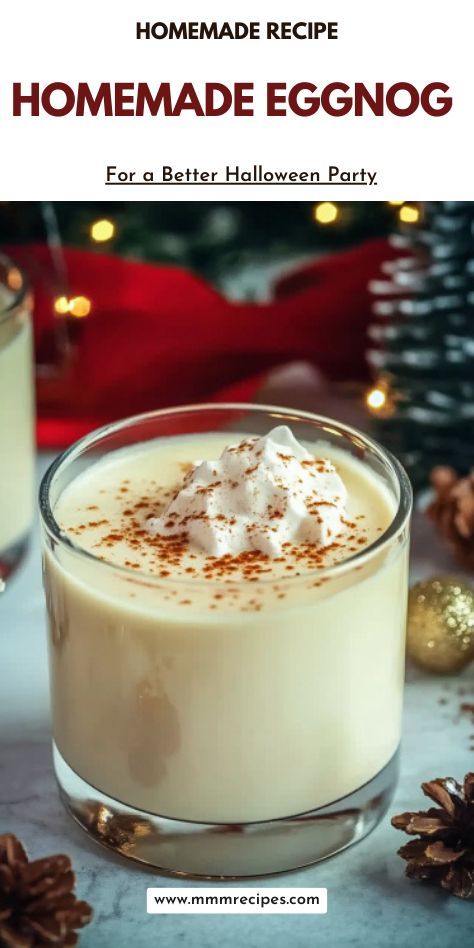 Sip on the season with this easy eggnog recipe! Made with fresh ingredients, it’s the perfect homemade touch for your Christmas celebrations. Great for parties or as a quick, indulgent treat! 🎄❄️ Easy Eggnog Recipe, Best Eggnog Recipe, Christmas Recipes Dessert, Egg Nog Recipe Easy, Egg Nog Recipe, Homemade Eggnog Recipe, Eggnog Recipe Homemade, Christmas Eggnog, Easy Eggnog