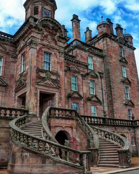 Dunalastair Castle, Drumlanrig Castle, Dumfries Scotland, Europe Living, Castle Restaurant, Galloway Scotland, Castle Estate, Steampunk Fantasy, Victorian Gardens