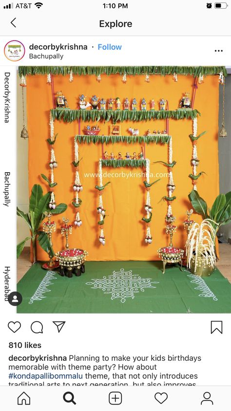 Aksharabyasam Decoration Ideas, Half Saree Function Decoration Ideas Simple At Home, Ugadi Decorations Ideas, Vratam Decoration Ideas, Ugadi Decorations At Home, Sathyanarayana Pooja Decoration At Home, Gruhapravesam Decoration Ideas, Satyanarayana Pooja Decoration Ideas, Pooja Backdrop