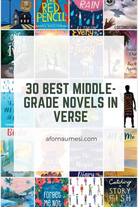 Novels In Verse, Text Feature Anchor Chart, Middle School Novels, Novel Study Activities, Verses For Kids, Middle School Books, Elementary Curriculum, Poetry Lovers, Nonfiction Text Features