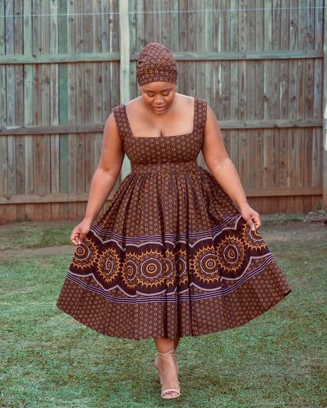 13 TRADITIONAL SHWESHWE WEDDING DRESSES Sotho Traditional Dresses, Sesotho Traditional Dresses, Xhosa Attire, South African Traditional Dresses, African Traditional Wear, Shweshwe Dresses, Traditional African Clothing, African Fabric Dress, Traditional Dresses Designs