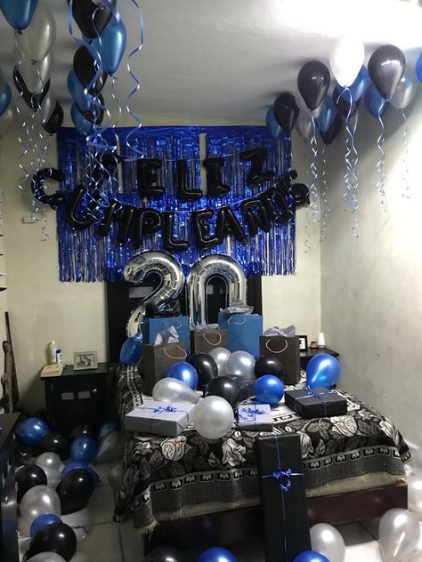 Guy Birthday Setup, Birthday Gift Set Up Ideas For Boyfriend, 21st Birthday Ideas For My Boyfriend, Hotel Decorations For Boyfriend Birthday, 21st Birthday Surprise Ideas Boyfriends, Boyfriend 23 Birthday Ideas, Boyfriend Bday Surprise, Birthday Decor Room For Him, 23 Birthday Decorations For Him