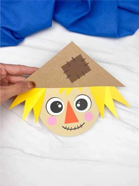 Looking for a fun project to do with the kids this fall? This shape scarecrow craft is easy, free and makes learning shapes so much more fun. With just some paper and glue you can make your very own scarecrow! Download the free printable template and make it with preschool, prek and kindergarten children. Shape Scarecrow Craft Preschool, Toddler Scarecrow Craft, Preschool Scarecrow Craft, Scarecrow Crafts Preschool, Shape Scarecrow, Fall Activity For Kids, Scarecrow Pattern, November Preschool, Scarecrow Craft