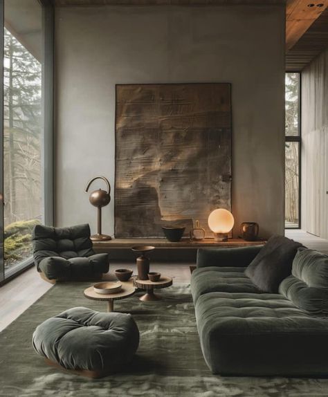 Living Room Decor Unique, Living Space Decor, Brutalism, A Living Room, Front Room, Interior Inspo, The Shape, Interior Design Living Room, Home Living Room