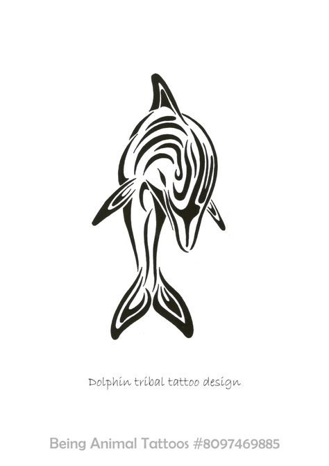 Unique Dolphin Tattoo, Dolphin Tale Tattoo, Dolphin Line Art, Dolphin Tattoo Design, Dolphin Pictures, Free Spirit Tattoo, Dolphin Tattoos, Aboriginal Tattoo, Dolphin Drawing