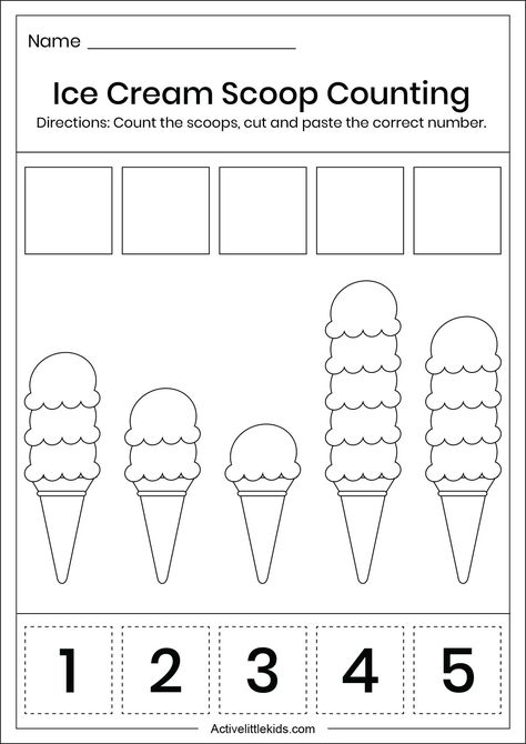 Summer counting worksheets for free. Counting Exercises Preschool, Abc Math Activities Preschool, Counting Practice Preschool, Free Counting Worksheets Preschool, Free Worksheets For Preschool, Summer Worksheets For Kindergarten, Counting Mats Free Printable, Free Pre Schooler Worksheet, Counting 1-5 Worksheets Free Printable