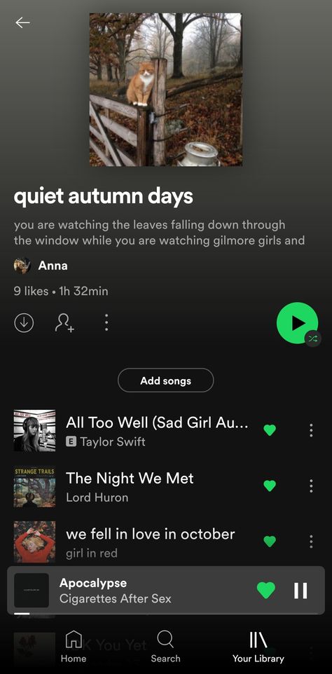 Quiet Songs, Fall Spotify Playlists, Playlist For Fall, Fall Alternative Playlist, Autumn Playlist, Vintage Autumn Playlist, Autumn Vibes Playlist, Fall Playlist, Writing Songs Inspiration