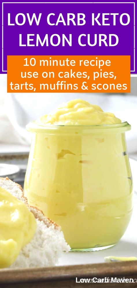 Keto Lemon Curd, Sugar Free Lemon Curd, Easy Lemon Curd, Bath Travel, Keto Diets, Lemon Curd Recipe, Low Carb Sauces, Curd Recipe, Low Carb Low Sugar