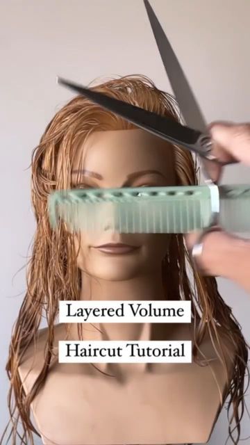 Haircuts Layers, Volume Haircut, Cut Own Hair, Cut Layers, How To Cut Your Own Hair, Layered Haircuts For Medium Hair, Mid Length Hair With Layers, Haircuts For Wavy Hair, Sports Hairstyles