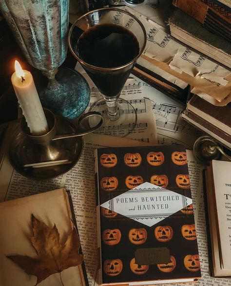 Spooky Academia, Spooky Activities, Andrea Gibson, Autumn Books, October Books, Coffee Life, Leaves Falling, Bookstagram Inspiration, Books Coffee