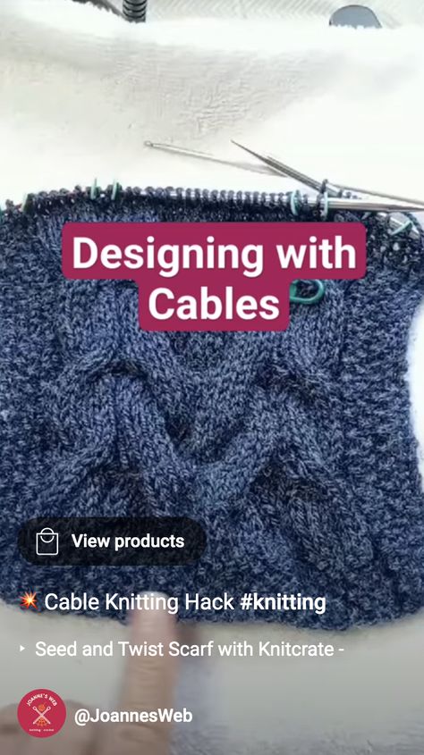 knitting, knitting patterns, how to knit, Mock Cable Knitting Pattern, Twisted Scarf, Handknit Design, Knitting Hacks, Cable Knitting, Learn How To Knit, Crochet Videos Tutorials, Knitting Videos, How To Knit