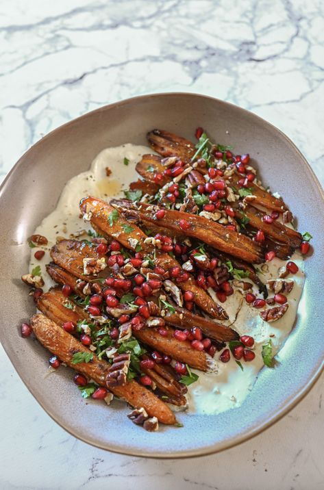 Hot Honey Roasted Carrots with Lemon Whipped Feta - Amy Lee Active Honey Roasted Carrots With Whipped Feta, Roasted Carrots And Whipped Feta, Carrots And Whipped Feta, Roasted Carrots Whipped Feta, Roasted Carrots With Whipped Feta, Carrots Whipped Feta, Feta Carrots, Carrots With Whipped Feta, Christmas Side Dish