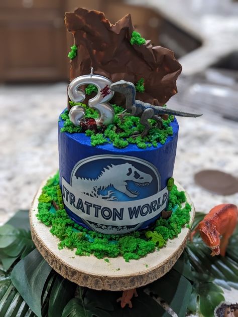 Jurassic Party Ideas, Jurassic World Cake, World Cake, Jurassic Park Birthday Party, Jurassic Park Party, Boy Cakes, Jurassic Park Birthday, Rose Birthday, 10 Birthday Cake