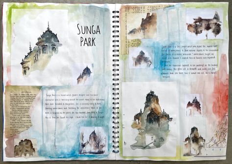 Research Pages Art, A Level Art Research Page, Sunga Park Artist Research Page, Sunga Park Artist Page, Artist Reaserch Page A Level, Watercolour Artist Research Page, Artist Research Page Natural Forms, Gsce Artist Research Page, Dawn Eaton Artist Research