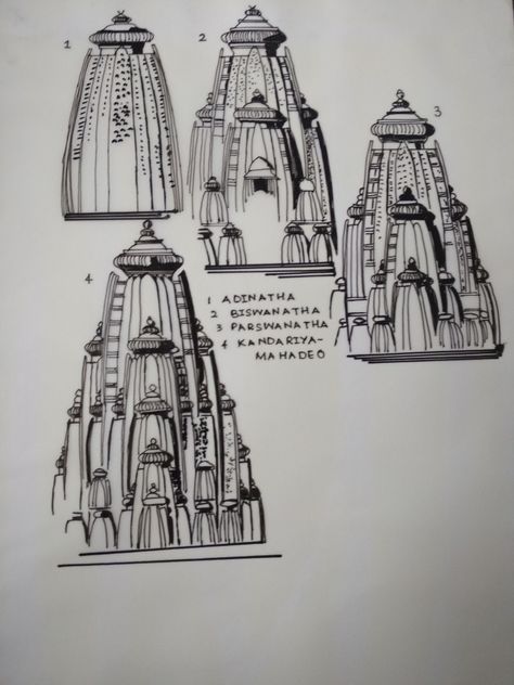 Somnath Temple Sketch, Temples Of India Architecture, Temple Sketches Indian Easy, Temple Architecture Sketch, Pallava Architecture, Temple Sketches Indian, Hindu Temple Architecture, Temple Sketch, Bubble Diagram Architecture