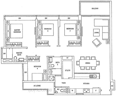 4+Bedroom+Condo+Floor+Plans | Waterfront Gold Singapore Condominium Sale :: Condo Floor Plans 4 Bedroom Apartment Floor Plan Luxury, 4 Bedroom Condo Floor Plans, 4 Bedroom Apartment Floor Plans, Apartment Floor Plans Luxury, Condo Plan, Condominium Floor Plan, Condo Floor Plans, 4 Bedroom Apartments, High Rise Apartments