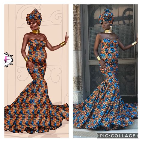 Maternity shoot / african print gown African Maternity Photoshoot, Nigerian Maternity Shoot, African Maternity Shoot Ideas, African Maternity Shoot, Pregnant Baddie, Pregnancy Shoots, African Maternity, Baby Preparation, African Maternity Dresses