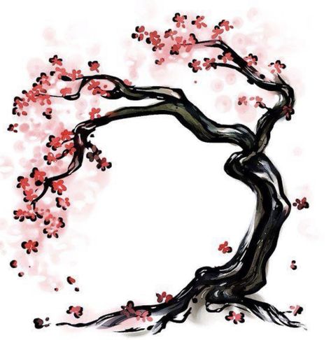 Cherry Blossom Tree Tattoo Design, Bonsai Tree Tattoo, Tree Tatto, Bonsai Tree Tattoos, Tree Tat, Cherry Blossom Tree Tattoo, Blossom Tree Tattoo, Japanese Bonsai Tree, Tattoo Tree