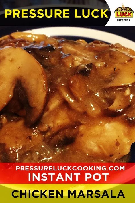 Instant Pot Chicken Marsala, Sukiyaki Recipe, Marsala Pasta, Ip Chicken, Mini Recipes, Best Pressure Cooker Recipes, Pressure Luck, Ip Recipes, Best Pressure Cooker