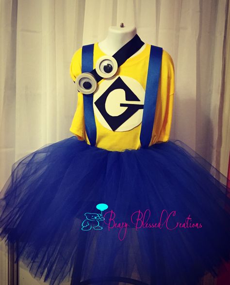 Minion Tutu Costume with matching headband. Halloween Costumes With Tutus, Costumes With Tutus, Tutu Costumes Diy, Minion Tutu, Minions Costume, Halloween Tutu Costumes, Minion Costume, Minion Halloween, Minion Costumes