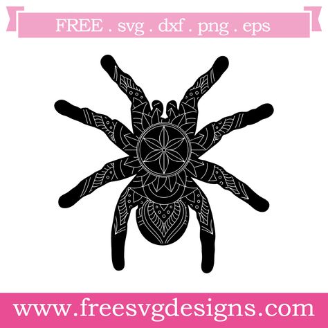 Halloween Mandala, Wedding Party Invitations, Silhouette Butterfly, Halloween Cricut, Free Svg Files For Cricut, Free Svgs, Personal Gifts, Cricut Tips, Cricut Projects Beginner