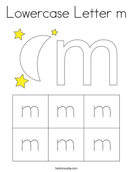 Lowercase Letter m Coloring Page - Twisty Noodle Letter M Crafts For Preschoolers, Letter M Coloring Page, Jolly Phonics Printable, Preschool Alphabet Book, Letter M Crafts, Letter M Activities, Letter M Worksheets, Jolly Phonics Activities, Letter Worksheets For Preschool