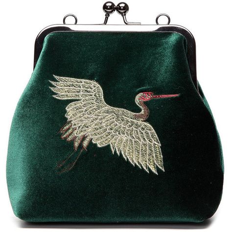 Yoins Green Velvet Animal Embroidery Across Body Bag with Braided... ($23) ❤ liked on Polyvore featuring bags, handbags, shoulder bags, velvet, green, crossbody shoulder bag, animal purse, kiss lock handbags, embroidered purse and green cross body purse Kiss Lock Purse, Embroidered Clutch Bag, Mini Crossbody Purse, Velvet Purse, Embroidered Handbag, Embroidered Clutch, Green Handbag, Green Purse, Embroidery Bags