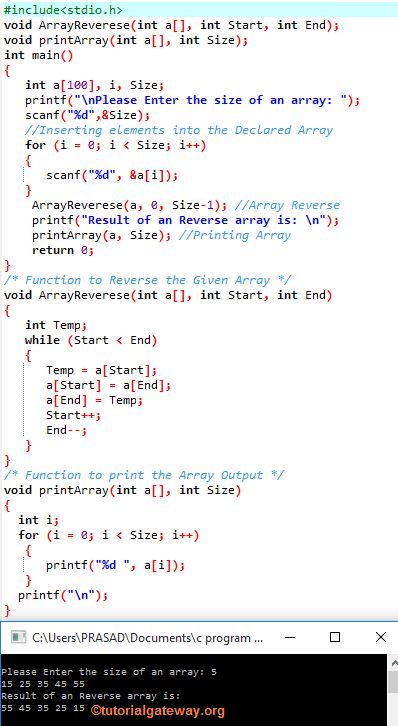 C Program to Reverse an Array using Functions C++ Programming, C Programming Learning, C Programming Tutorials, Programming For Beginners, Computer Programming Languages, C Language, Basic Computer Programming, Computer Science Programming, Programming Humor