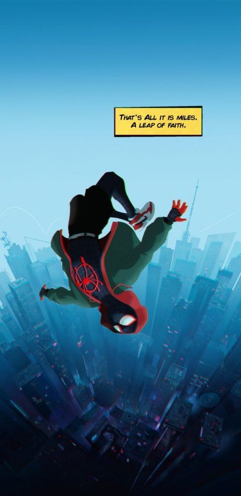 Spider Man Leap Of Faith Wallpaper, Spiderverse Leap Of Faith Wallpaper, Its Just A Leap Of Faith Spiderman, It’s A Leap Of Faith Spiderman, Miles Leap Of Faith Wallpaper, Leap Of Faith Spiderman Wallpaper, Leap Of Faith Tattoo Spiderman, Thats All It Is Miles A Leap Of Faith, Spiderverse Leap Of Faith