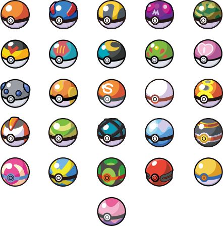 Poké Ball - Bulbapedia, the community-driven Pokémon encyclopedia Water Type Pokemon, Pokemon Ball, Pikachu Art, Wild Pokemon, Gameboy Color, Original Pokemon, Pokemon Party, Pokemon Birthday, Anime Food