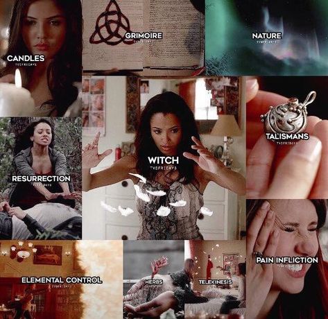 #tvd #theoriginals #witch The Vampire Diaries Witch Aesthetic, Vampire Witch Hybrid Aesthetic, Tvd Witch Aesthetic, Tvdu Spells, Gemini Witch, Legacies Spells, Tvd Spells, Witch Powers, Charmed Book Of Shadows