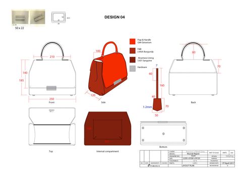 Handbag Technical Drawing, Tote Bag Technical Drawing, Technical Drawing Bag, Bag Technical Drawing, Diy Bags Jeans, Diy Bags No Sew, Diy Leather Working, Minimal Bags, Handbag Tutorial