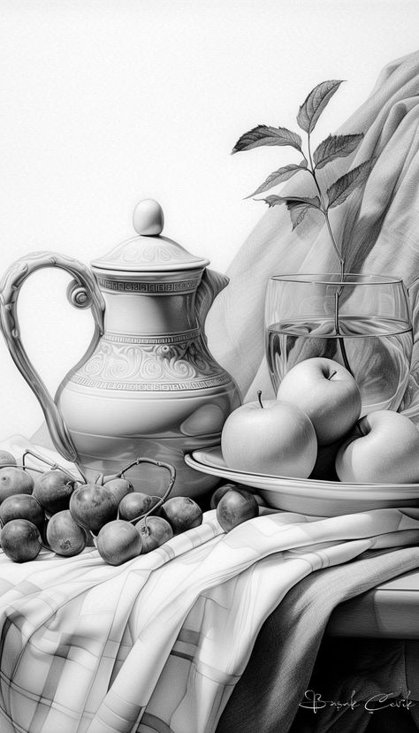 Academic Pencil Drawing. 01 on Behance Pencil Art Drawings Realistic, Pencil Shading Techniques, Still Life Sketch, Cartoon Art Drawing, Academic Drawing, Shading Techniques, Pencil Shading, Still Life Drawing, Pencil Art Drawings