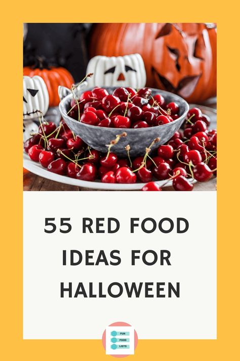 Unveil a banquet of blood-red treats this Halloween with our frightful food ideas! From bloody cocktails to sinister snacks, explore a world where everyday red foods transform into devilishly delightful dishes. Tap into a realm where flavor meets fright and make your spooky soirée unforgettably eerie! #HalloweenFoods #RedHalloweenTreats #SpookySoirée Red Food Ideas, Food Ideas For Halloween, Red Treats, Red Foods, Red Snacks, Book Club Snacks, Red Halloween, Licorice Candy, Halloween Foods