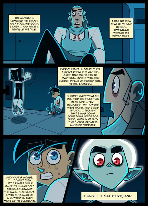 Doppelganger - Pg. 132 by TheUltimateEnemy Danny Phantom Villains, Danny Phantom Fan Art, Phantom Cartoon, Danny Phantom Vlad, Erma Comic, Danny Phantom Funny, Going Ghost, Dan Phantom, Phantom Comics