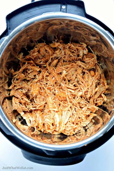 Slow Cooker BBQ Chicken - Gluten Free, Dairy Free - Shredded Buffalo Chicken Recipes, Chalupa Recipe, Shredded Chicken Sandwiches, Shredded Buffalo Chicken, Shredded Bbq Chicken, Bbq Chicken Sandwich, Buffalo Chicken Recipes, Slow Cooker Bbq Chicken, Honey Bbq Chicken