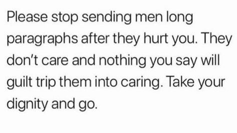 Sometimes you cant win them over. Remember the man or woman meant for you wont have to be won over.  Real connections come with respect and recopricity. Happy Loving! Respect Over Love, Say Less, Long Paragraphs, Over Love, Guilt Trips, The Man, Affirmations, Quotes