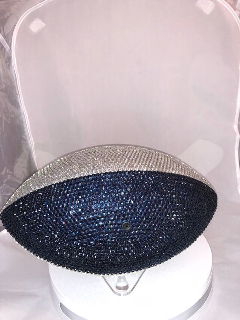 Rhinestone Stuff, Rhinestone Football, Dallas Cowboys Decor, Custom Rhinestone, Sparkly Things, Sports Collectibles, Dallas Cowboys, Team Spirit, Room Inspo