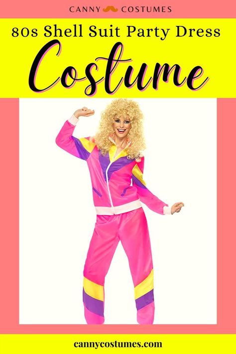 Throw on your shell suit and start a rave. You'll be looking like an authentic 1980s Chav when you are wearing this costume. This shell suit fancydress outfit is perfect for stag dos and 80s themed parties/events. I Costumes Beginning With C90s Fancy Dress I Shell Suit I 80s Party I Complete Outfits I Zip Ups I Suits I How To Wear I Costumes, Sorority Costumes, Best Costume Ideas, Costume Party Themes, 80s Costumes, Decades Costumes, Easy Couples Costumes, Costume Ideas For Halloween, Couples Costumes Creative