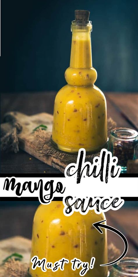 Mango Sauce Recipe, Mango Relish, Sweet Chilli Sauce Recipe, Vegan Dip Recipes, Relish Sauce, Chili Mango, Mango Sauce, Mango Dessert, Hot Sauce Recipes