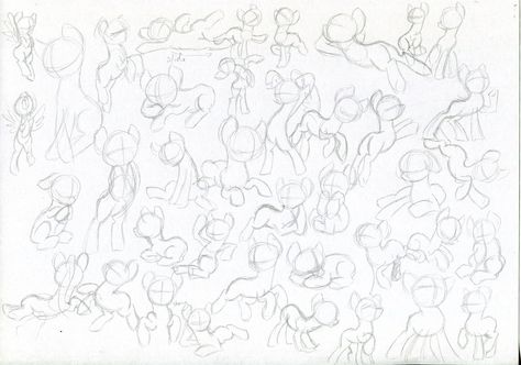 Mlp Sketches, Pony Poses, Mlp Poses, Mlp Reference, Pony Reference, Random Poses, Female Base, Chibi Sketch, Mlp Base