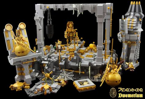 Skyrim's Dwemer ruins in LEGO Lego Skyrim, Dwemer Ruins, Brick Lego, Lego Sculptures, Lego Games, Amazing Lego Creations, Lego Castle, Lego Builder, Lego Pictures