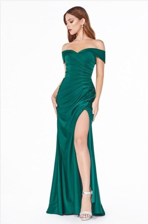 f337d999d9ad116a7b4f3d409fcc6480desc53070749ri Jersey Evening Dress, Tall Height, Formal Wedding Guest Dress, Sweetheart Neckline Dress, Green Jersey, Cinderella Divine, Shoulder Stretch, Off Shoulder Fashion, Bridal Party Dresses