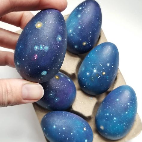 Mindy B on Instagram: “More galaxy easter eggs?  SURE! . . . If you want one,  I'm going to have these for sale at the @revcraftshowchicago on April 7!  Come hang…” Galaxy Easter Eggs, Chocolate Egg, Easter Eggs Chocolate, Egg Easter, Chocolate Eggs, April 7, Easter Egg, Easter Eggs, Planets